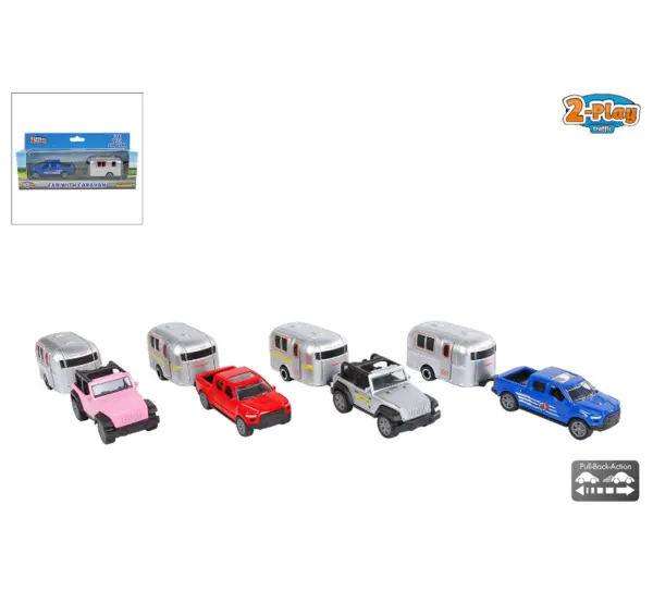 Set masina de teren cu rulota - mai multe modele | 2-Play