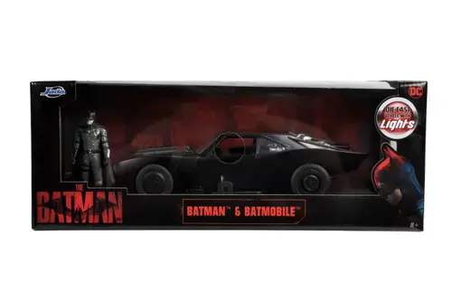 Set masina si figurina - Batman & Batmobile (Negru)