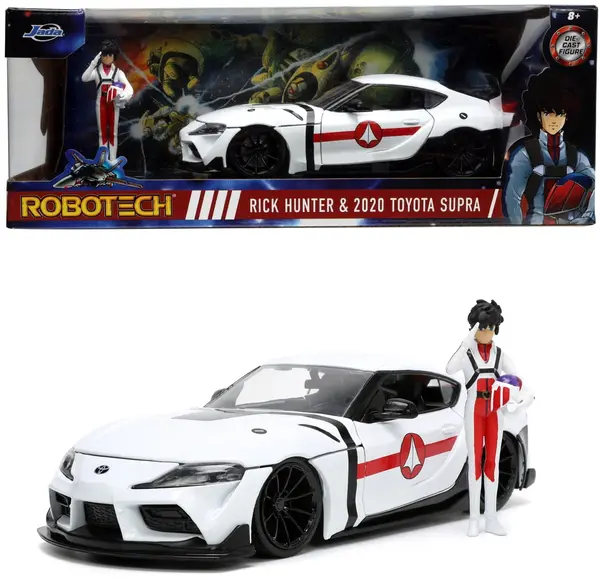 Set masinuta cu figurina - Rick Hunter si Toyota Supra | Jada Toys