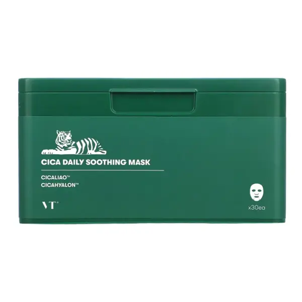 Set masti calmante pentru fata Cica Daily Soothing, 30 bucati, VT Cosmetics