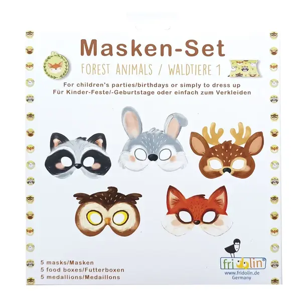 Set masti petrecere Animalutele padurii, Fridolin