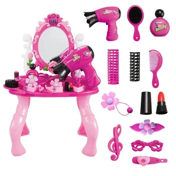 Set masuta machiaj de jucarie pentru fetite