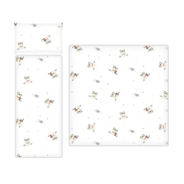 Set matlasat pentru carucior Lorelli Ranfors bear beige