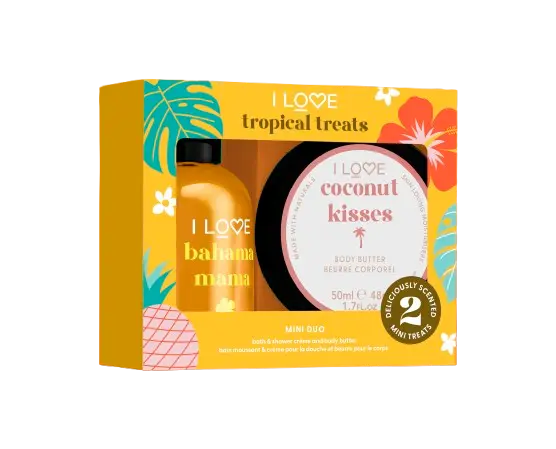 Set Mini Box Tropical Treats, 1 bucata, I Love Cosmetics