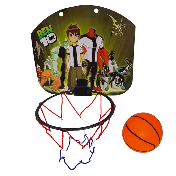 Set mini cos de baschet DEPOX , Ben 10 Edition, plastic, minge inclusa