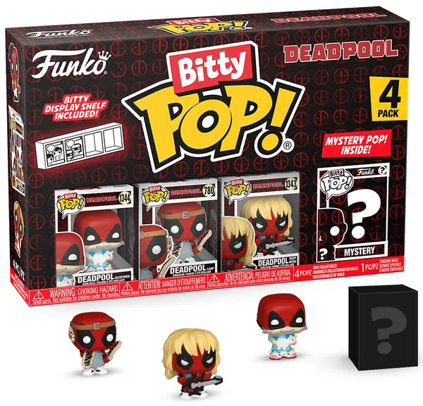 Set mini figurine Funko Bitty POP! Marvel: Deadpool - 4-Pack (Series 4)
