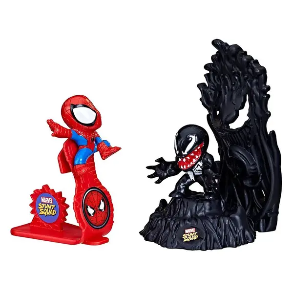 Set minifigurine si lansator Hasbro Marvel Stunt Squad