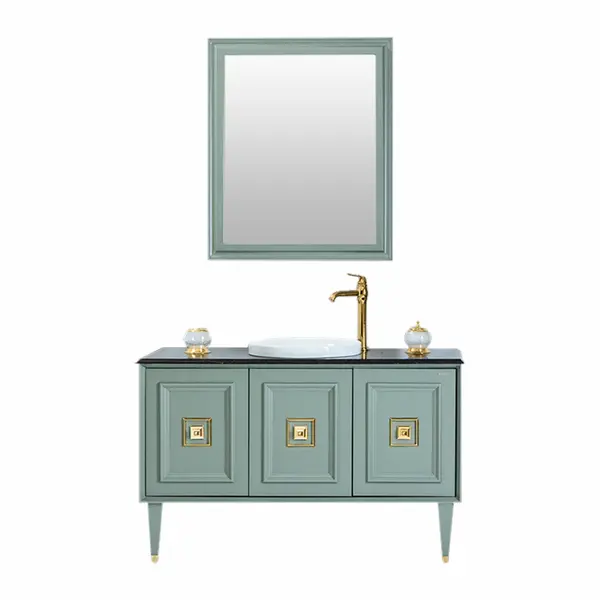 Set mobilier baie Arma 3 piese verde 120 cm