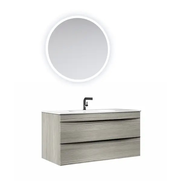 Set mobilier baie Orka Vento suspendat 3 piese Dublin 100 cm