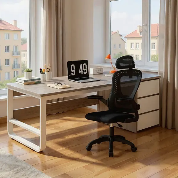 Set mobilier birou 2 buc Think Gri 120x61x120 cm
