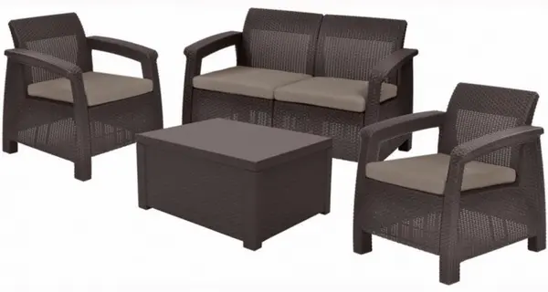 Set mobilier de gradina Corfu II BOX Maro