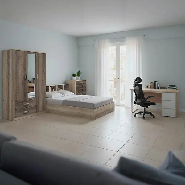 Set mobilier dormitor 5 buc Intermission Castillo-toro 167.5x221x84 cm