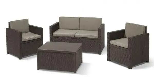 Set mobilier gradina Monaco, Keter, 4 piese
