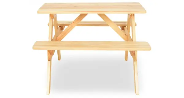 Set mobilier KIDS PICNIC terasa/gradina, masa pliabila, 2 banchete