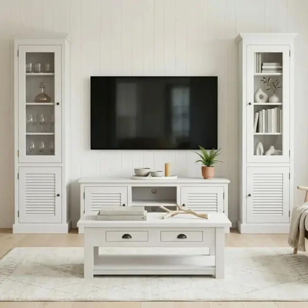 Set mobilier living Shutter 104 cu finisaj Ceruit