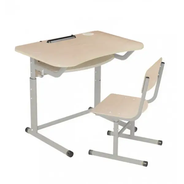 Set mobilier scolar individual cu inaltime reglabila 700 x 500 mm Set mobilier scolar individual cu inaltime reglabila 700 x 500 mm