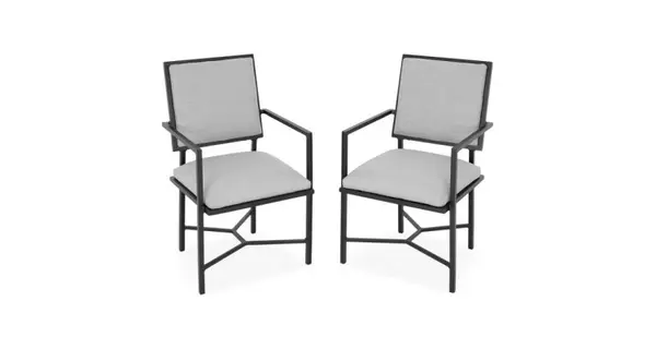 Set mobilier terasă/grădină, 2 scaune Evie