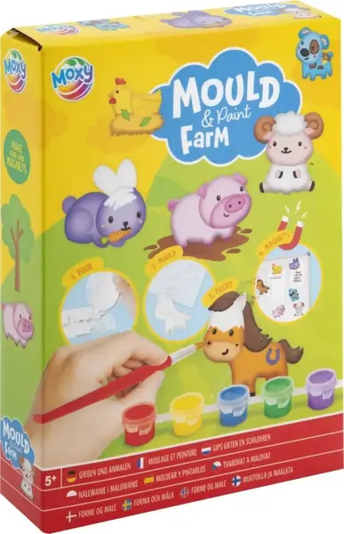 Set modelez si pictez - Animalutele de la ferma