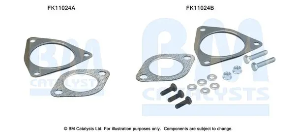 Set montaj, filtru funingine/particule BM CATALYSTS FK11024