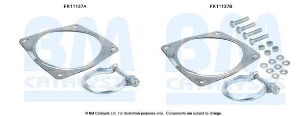 Set montaj, filtru funingine/particule BM CATALYSTS FK11137