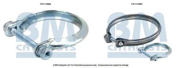 Set montaj, filtru funingine/particule BM CATALYSTS FK11188
