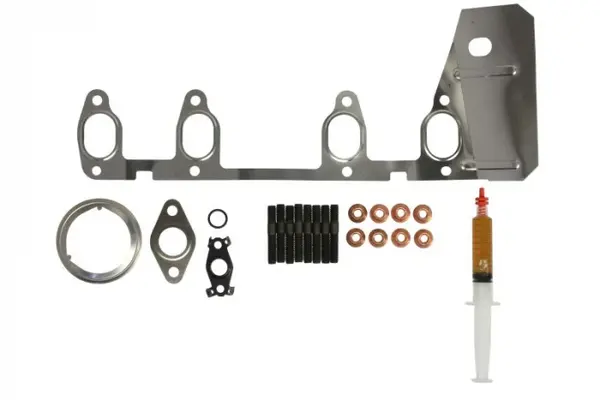 Set montaj turbocompresor (cu garnituri) potrivit AUDI A3; SEAT ALTEA, ALTEA XL, LEON, TOLEDO III; SKODA FABIA II, OCTAVIA II, ROOMSTER, SUPERB II; VW CADDY III, CADDY III MINIVAN 1.9D 2.0D 10.01-