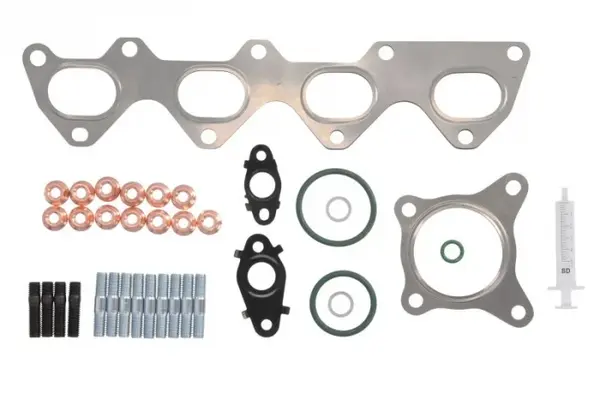 Set montaj turbocompresor potrivit AUDI A1, A3; SEAT ALTEA, ALTEA XL, LEON, TOLEDO III, TOLEDO IV; SKODA OCTAVIA II, RAPID, SUPERB II, YETI; VW EOS, GOLF PLUS V, GOLF V 1.4 05.07-