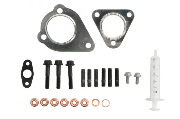 Set montaj turbocompresor potrivit AUDI A4 B5, A4 B6, A4 B7, A6 C5, A6 C6; FORD GALAXY I; SEAT ALHAMBRA, CORDOBA, CORDOBA VARIO, IBIZA II, INCA, TOLEDO I; SKODA SUPERB I 1.9D 2.0D 01.95-08.11