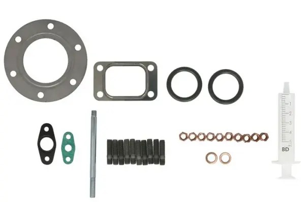 Set montaj turbocompresor potrivit MERCEDES ACTROS, ACTROS MP2 MP3, TOURISMO (O 350), TRAVEGO (O 580); NEOPLAN SKYLINER, STARLINER; SETRA 400; WIRTGEN WR 11.9D 15.9D