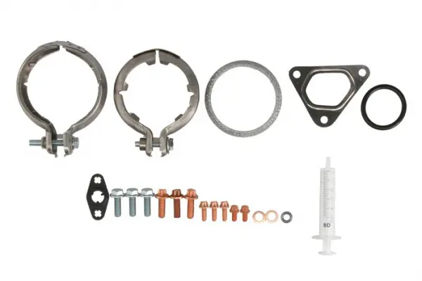 Set montaj turbocompresor potrivit MERCEDES C (CL203), C T-MODEL (S202), C T-MODEL (S203), C (W202), C (W203), CLC (CL203), CLK (C209), E T-MODEL (S210), E T-MODEL (S211) 2.0D-3.2D 09.97-