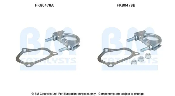 Set montare, catalizator BM CATALYSTS FK80478
