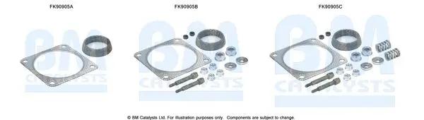 Set montare, catalizator BM CATALYSTS FK90905