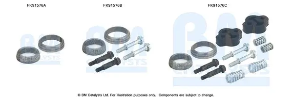 Set montare, catalizator BM CATALYSTS FK91576