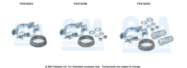 Set montare, catalizator BM CATALYSTS FK91625
