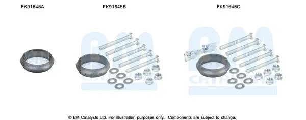 Set montare, catalizator BM CATALYSTS FK91645
