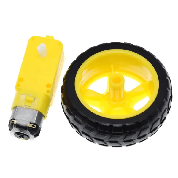 Set motor DC 3V-6V cu reductor si roata