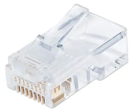 Set mufe RJ45 Gembird PLUG6SP/50, ecranate, 50 bucati