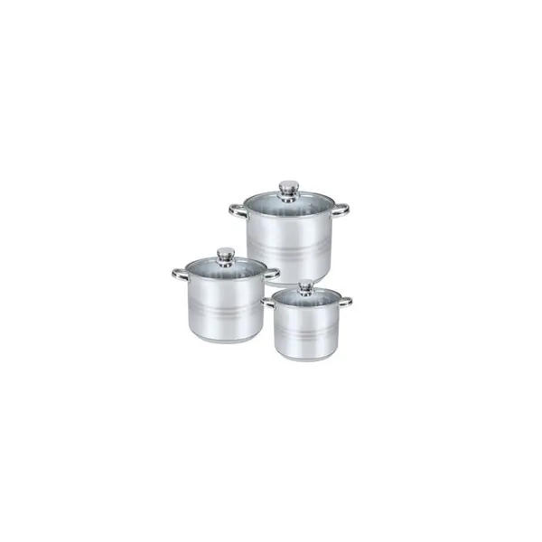 Set oale Floria ZLN-4045, 6 piese, pentru toate sursele de caldura, Inox