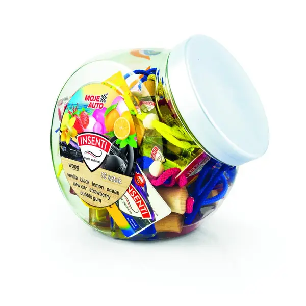 Set odorizante sticluta MOJE AUTO Insenti Woods 35 buc. x 8ml