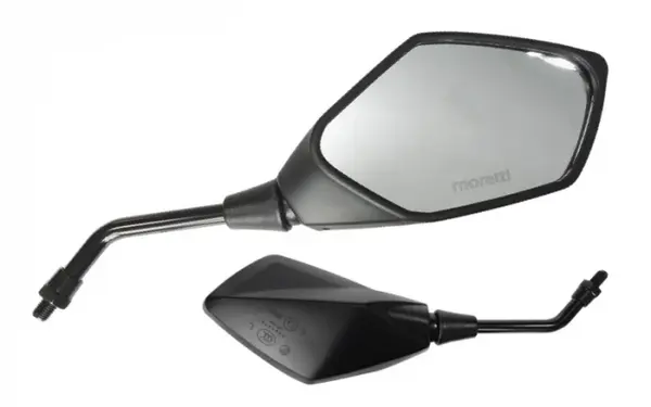 Set oglinzi moto atv brat metal, carcasa plastic, culoare negru, filet M10