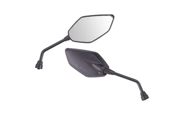 Set oglinzi moto atv brat metal, carcasa plastic, culoare negru, filet M10