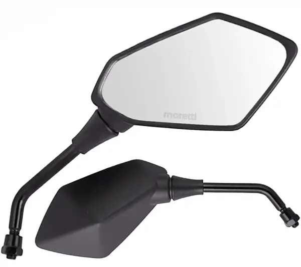Set oglinzi moto atv brat metal,carcasa plastic, culoare negru, filet M8