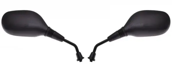 Set oglinzi moto universale, culoare neagra, M10 x 1,25