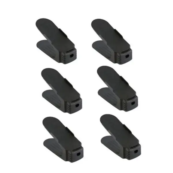 Set Organizator, Suport Pantofi Negru, 6 Piese, ShoeSlotz SR9143, Blueberg