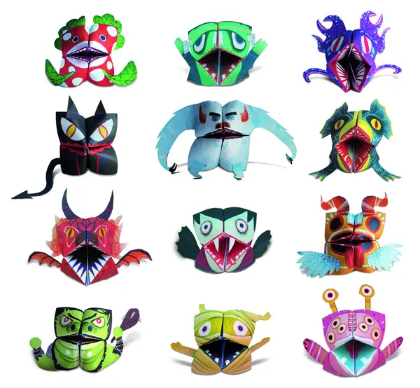 Set Origami Incepatori - Monstri | Ludattica