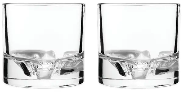 Set pahare whisky Liiton - Lake Tahoe, 250 ml, 2 bucăți