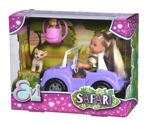 Set papusa Evi Love si vehicul safari