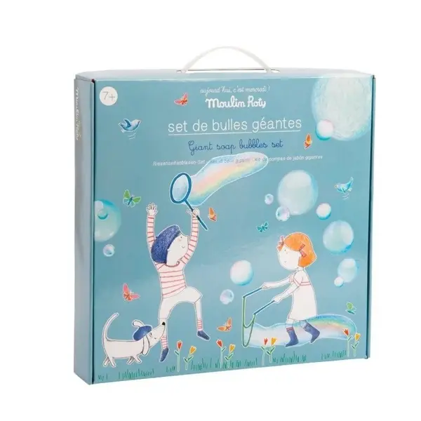 Set pentru baloane uriase de sapun Moulin Roty
