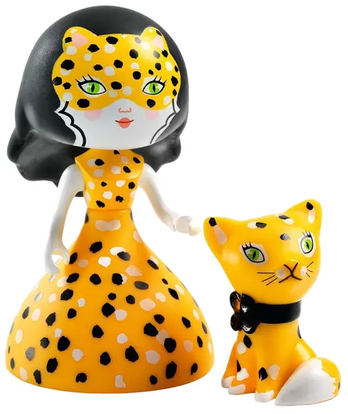 Set pentru copii cu figurine Djeco - Felin și Leo