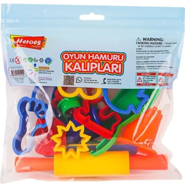 Set pentru copii Heroes - Figurine de modelat, cu unelte, sortiment